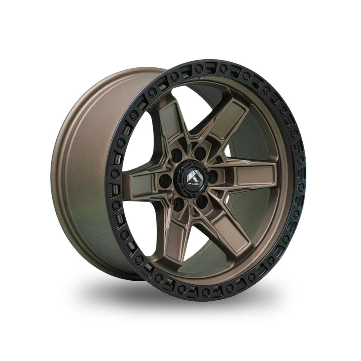 PACK LLANTAS 17 COBRE 6X139.7 17X9 + 4 NEUMATICOS LT265/70R17 WINDFORCE AT2 115T